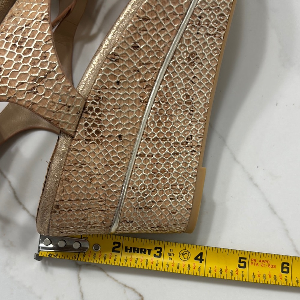 Donald J. Pliner Tan Wedge Shoes - Picture 11 of 17